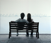 Sitting at West Lake